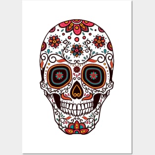 Colorful Skull Posters and Art